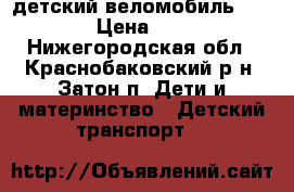 детский веломобиль Berg Buddy › Цена ­ 20000... - Нижегородская обл., Краснобаковский р-н, Затон п. Дети и материнство » Детский транспорт   